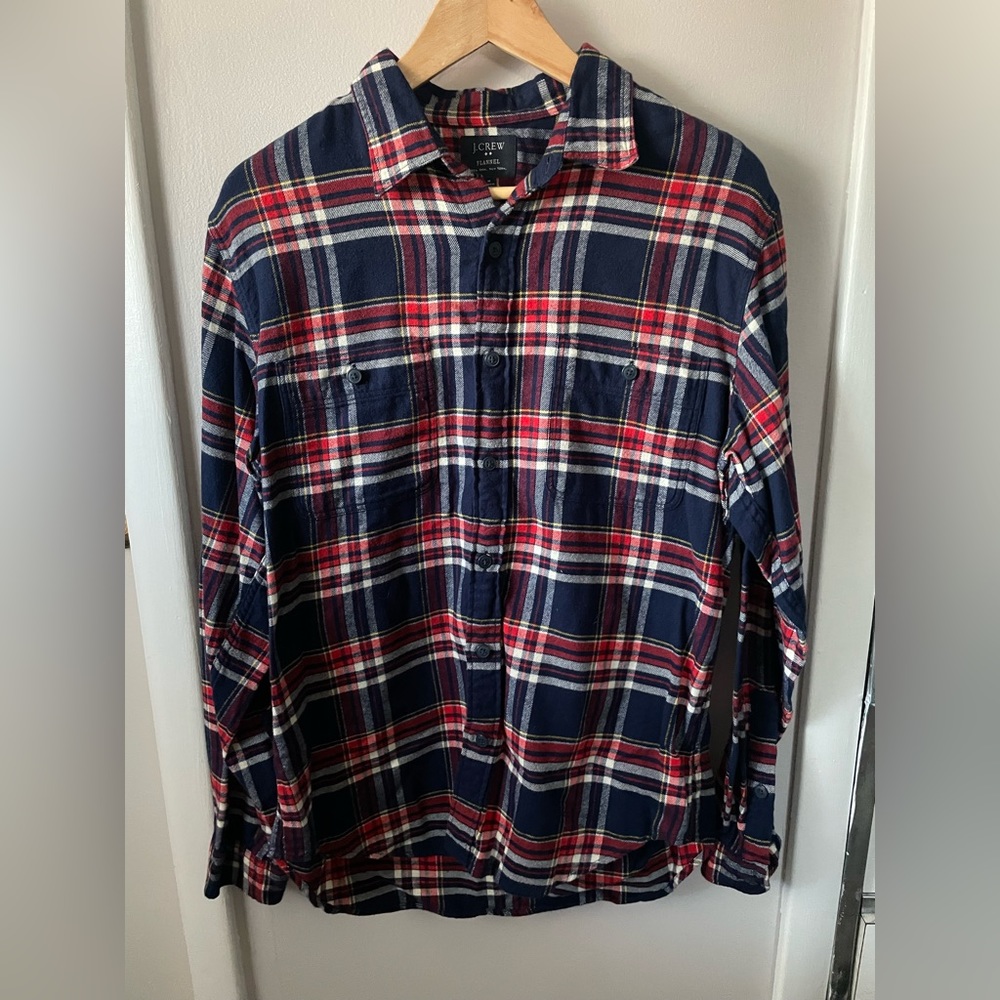J. Crew Men's Plaid Shirt Size Medium